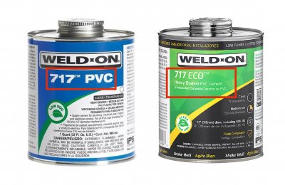 Apa Perbedaan Weld On 717 PVC dan Weld On 717 ECO?