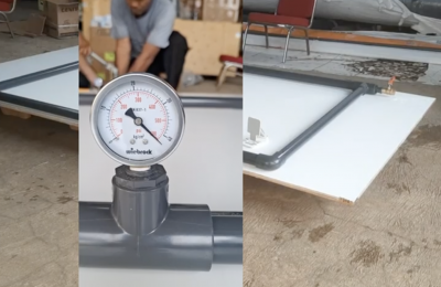 Hydrotest pada Pipa UPVC