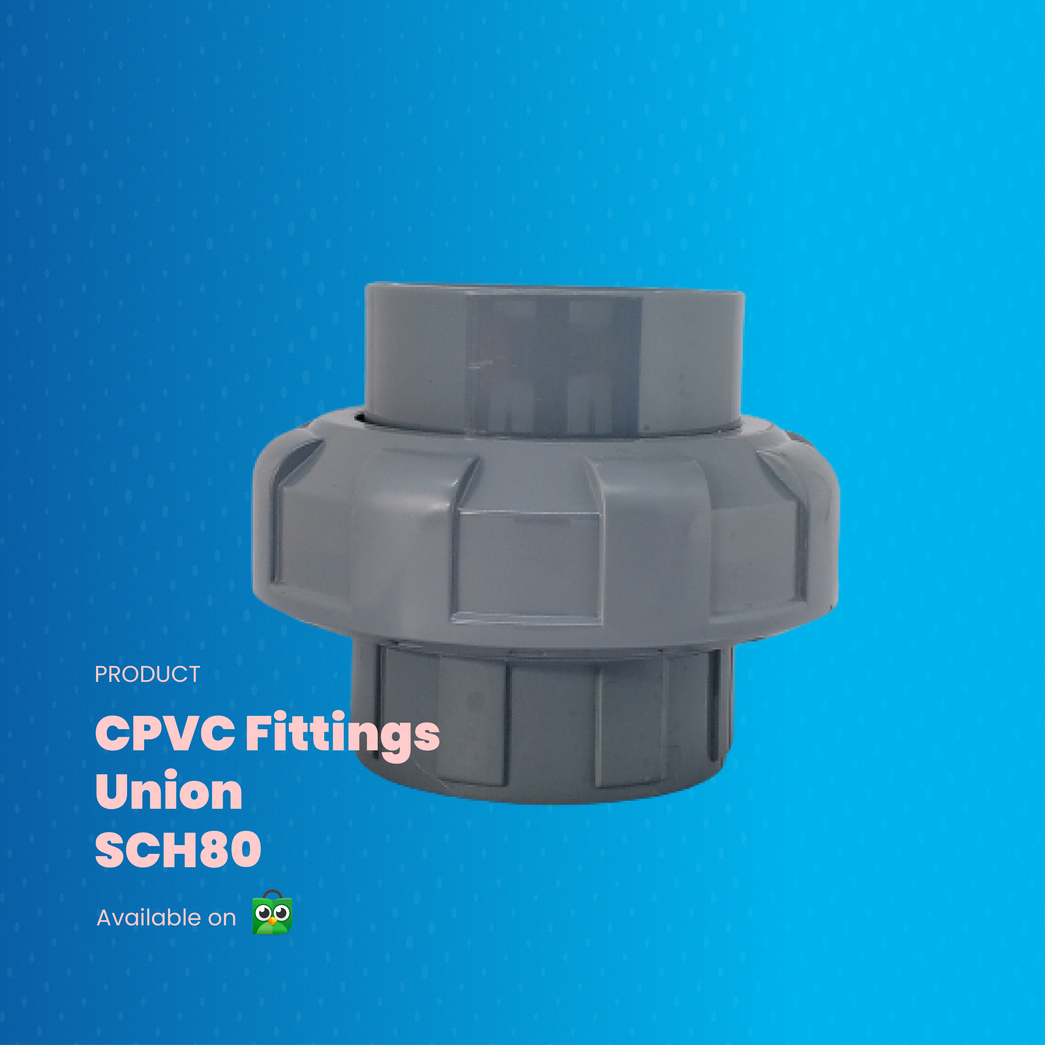CPVC Union (Watermur) SCH80 Samiplast