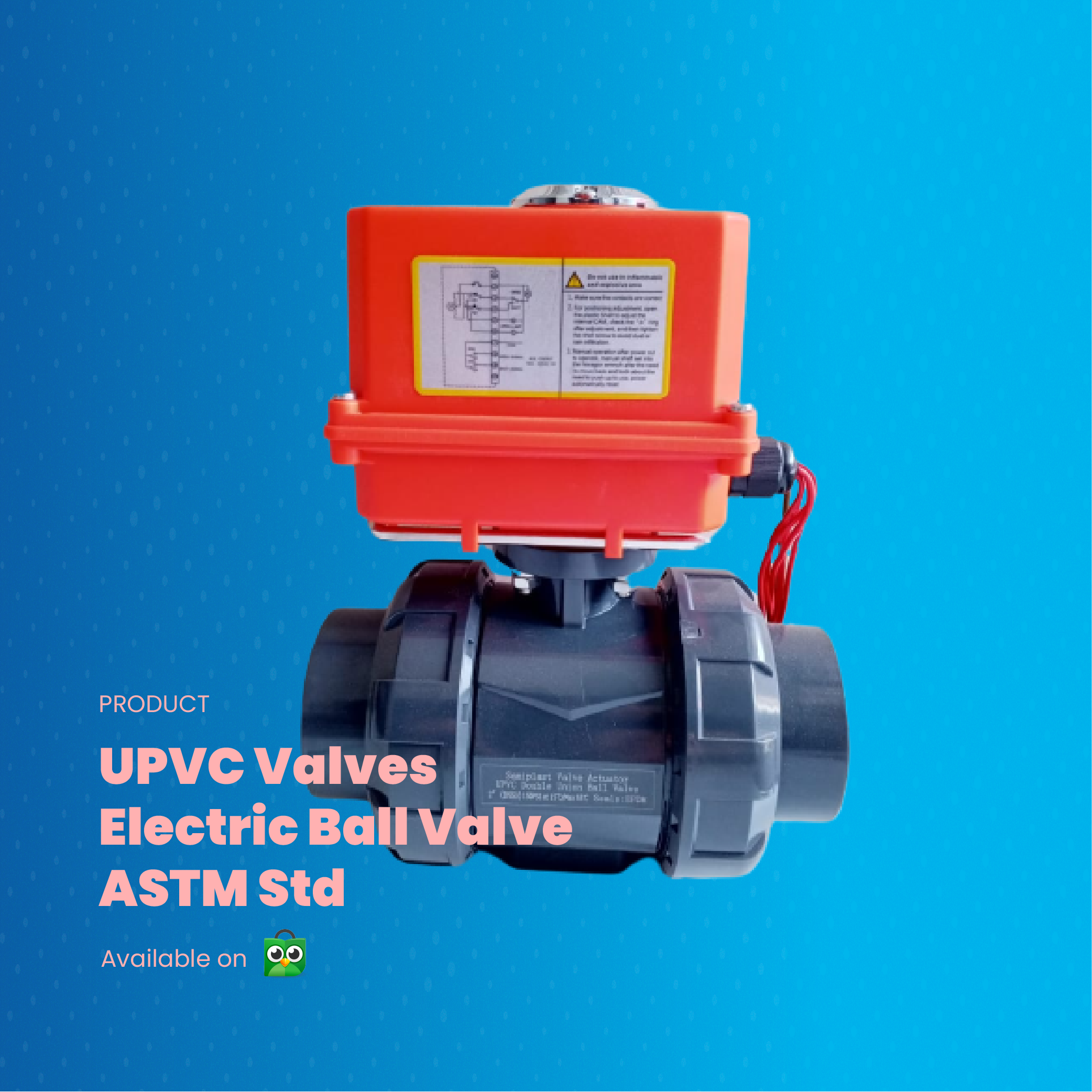 UPVC Electric Ball Valve