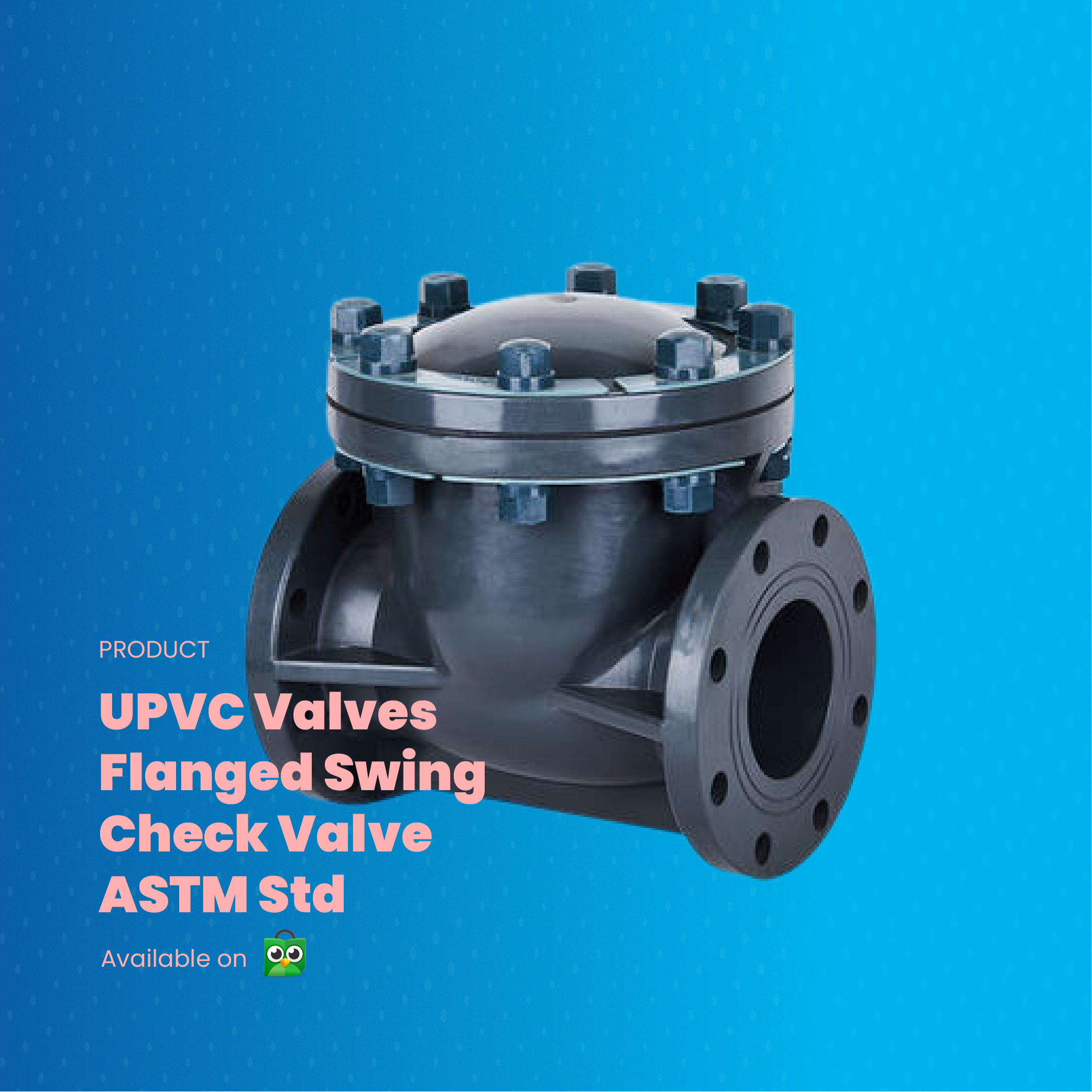 UPVC Flanged Swing Check Valve