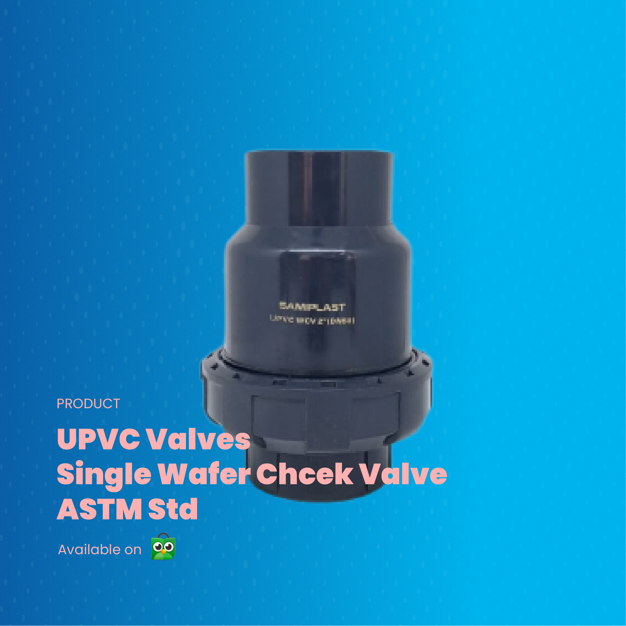 UPVC Single Check Valve